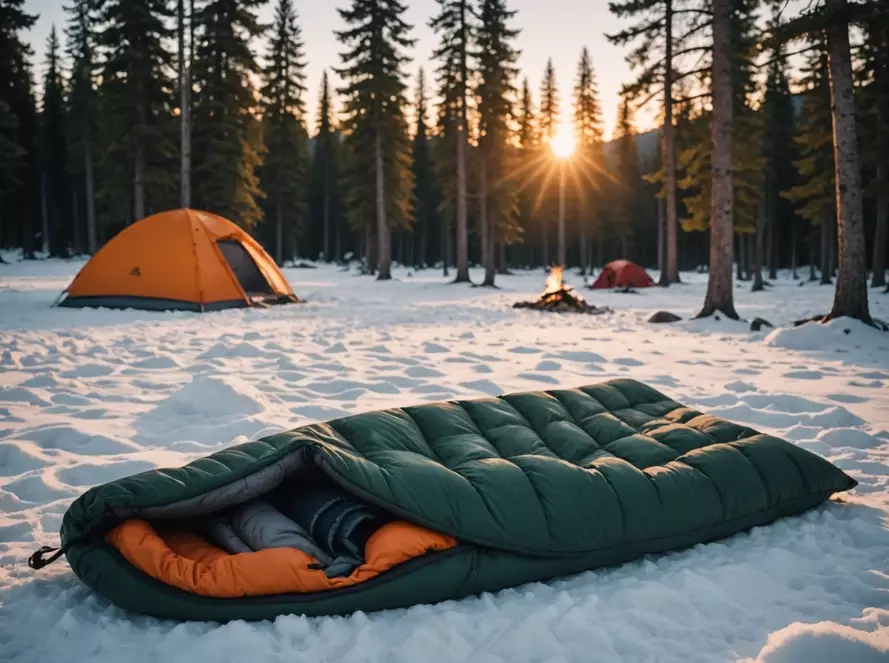 Cold weather sleeping bags
