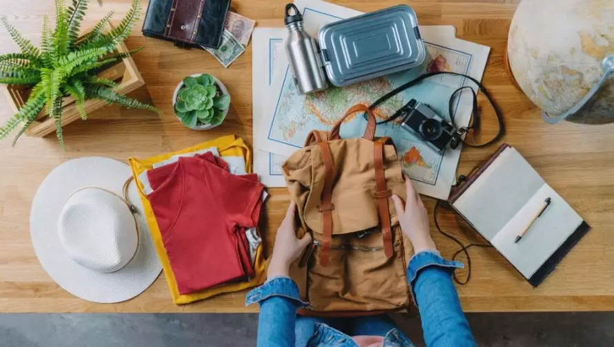 Sustainable travel packing list